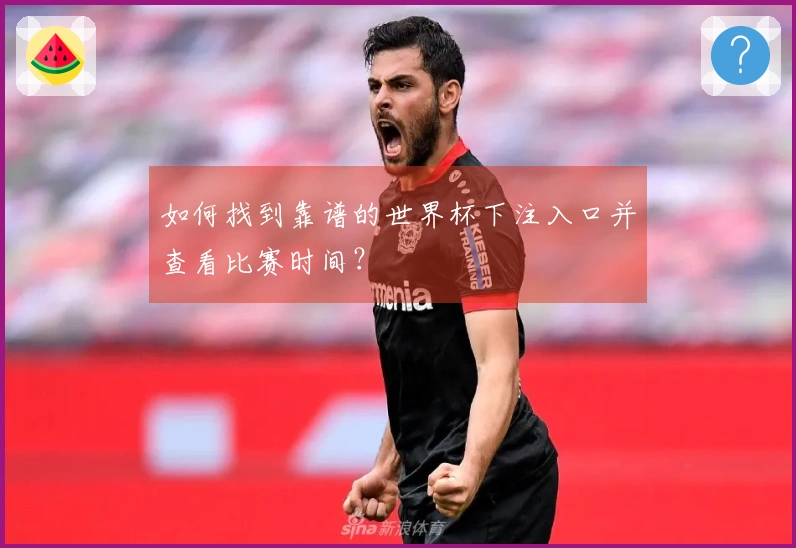 如何找到靠谱的世界杯下注入口并查看比赛时间？