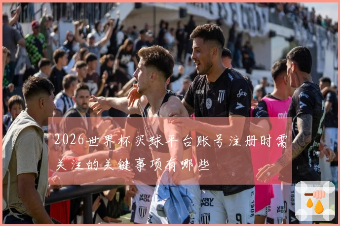 2026世界杯买球平台账号注册时需关注的关键事项有哪些